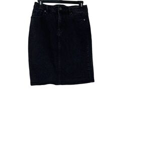 𝅺FADED GLORY black jeans. Pencil skirt. Size 4
